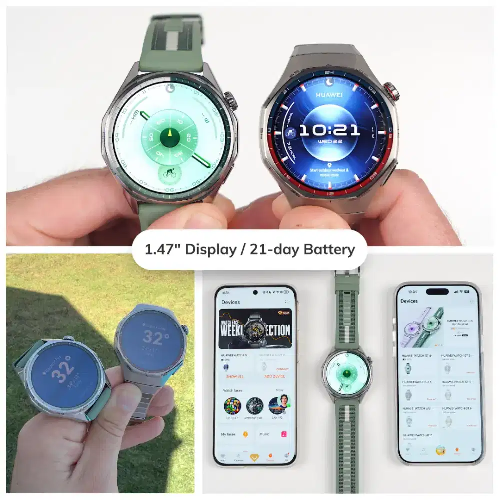 Ready Huawei Watch GT6 Kredit Syarat KTP Saja