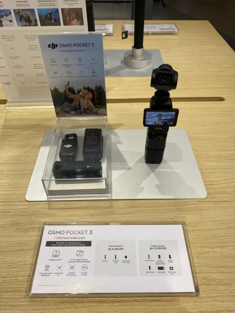 NEW DJI OSMO POCKET 3 GARANSI RESMI TAM DJI STORE BANDUNG