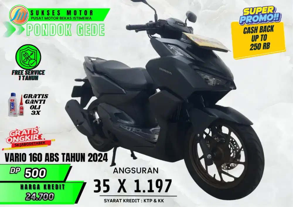 VARIO 160 ABS TAHUN 2024 DP 500