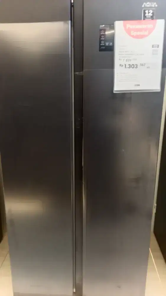 KULKAS AQUA 2 PINTU 480LTR