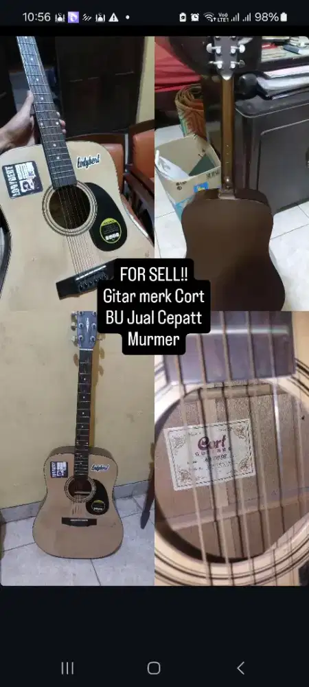 Dijual Gitar Akuistik merek Cord