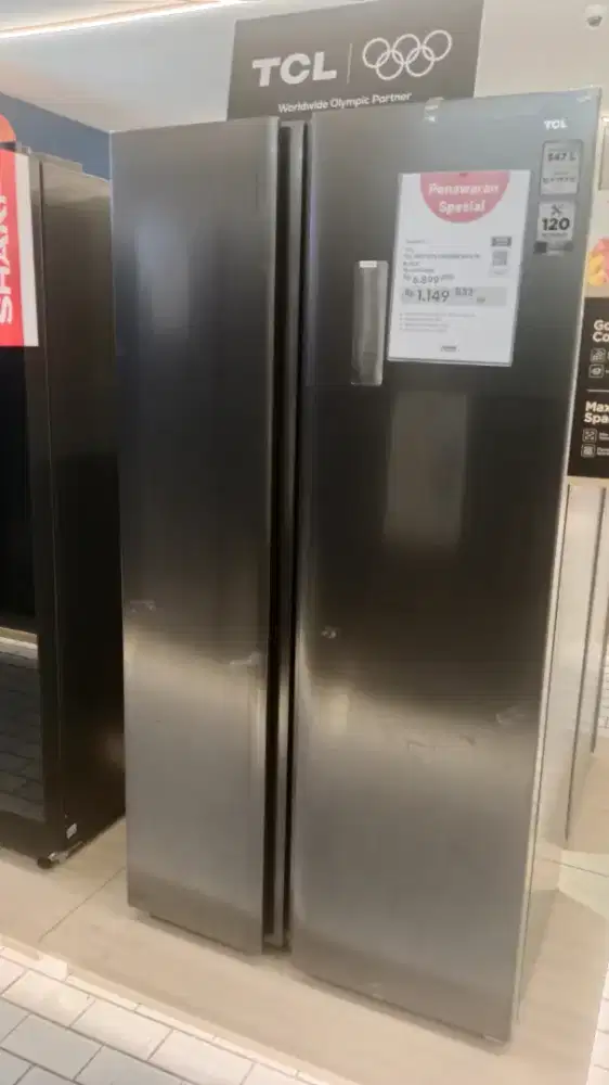 KULKAS TCL 2 PINTU 547LTR