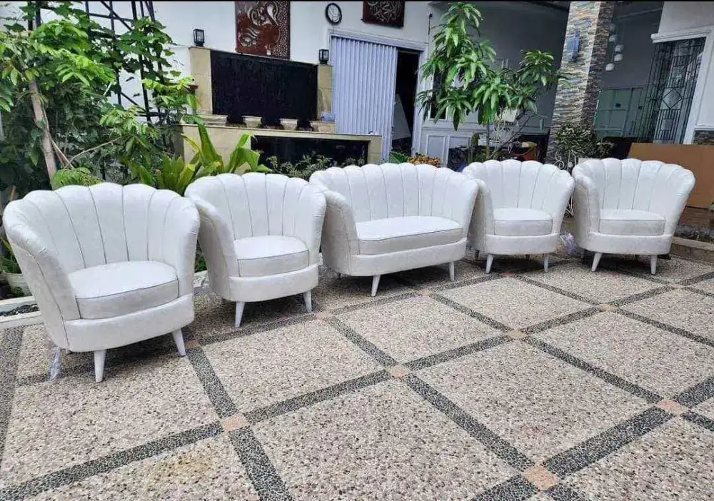 Sofa pelaminan murah kerang sofa kerang