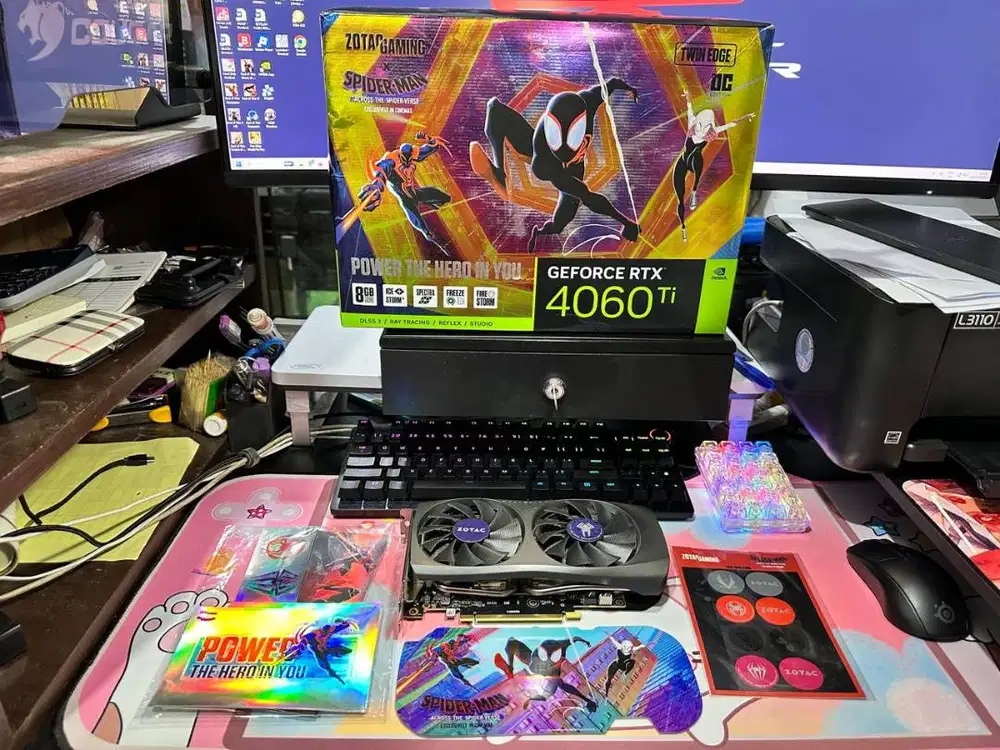 VGA ZOTAC RTX 4060 TI OC SPIDERMAN EDITION 8GB DDR6 128BIT NORMAL