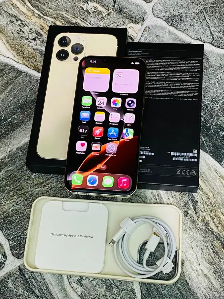 Iphone 13 promax 256 gb Gold mulus fulset original