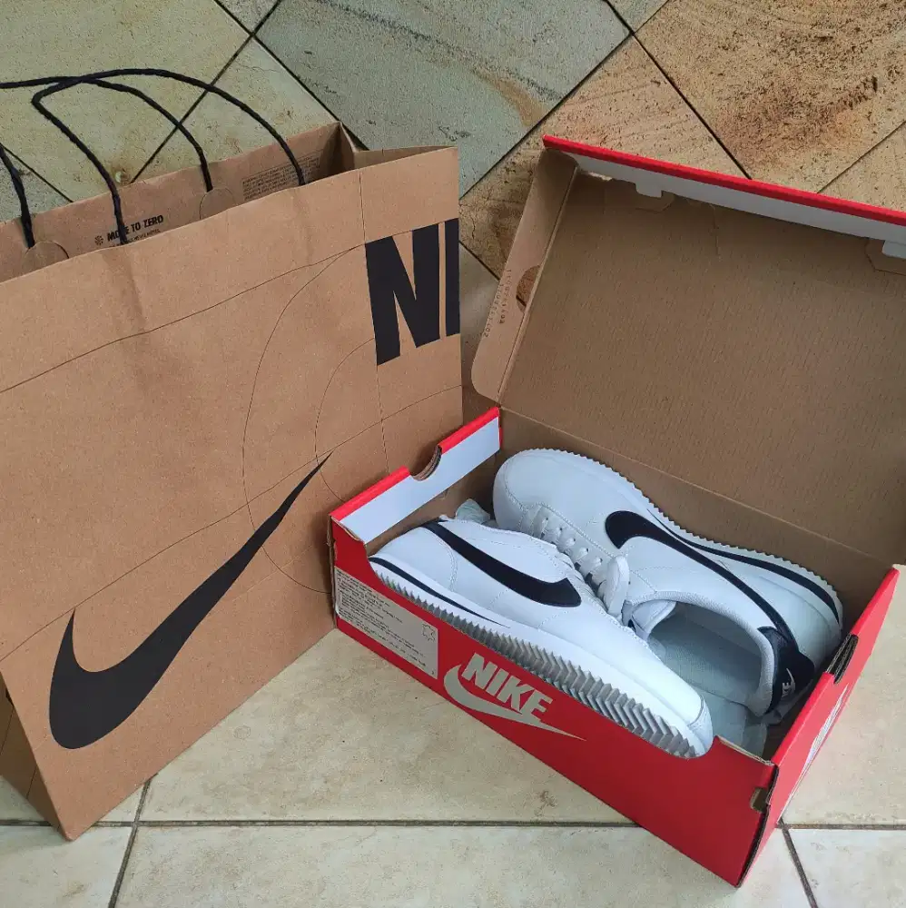 Nike Cortez Leather Black White Panda Original Jordan Dunk Air Force 1