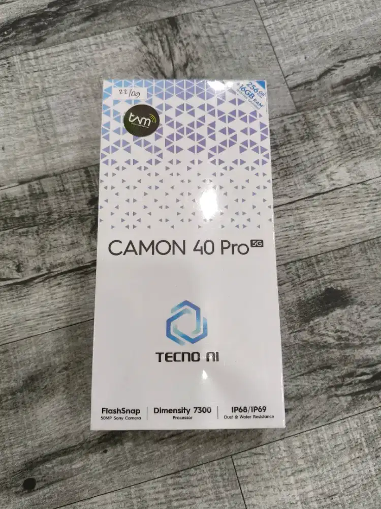 Tecno Camon 40 Pro 5G 8GB/256GB Garansi Resmi