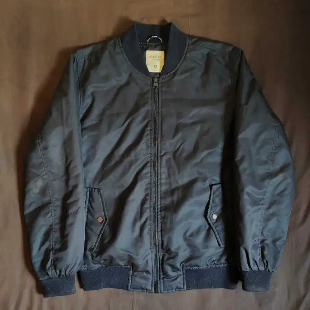 Cole Bomber Jacket Black Original Jaket Hoodie Sweater Uniqlo H&M Zara
