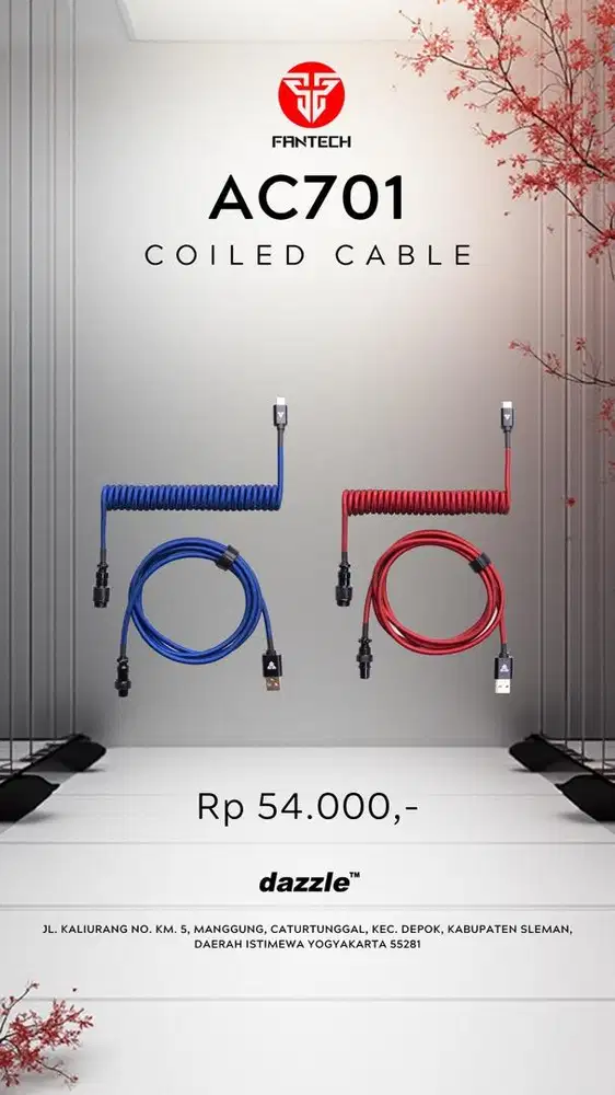 Coiled Cable Fantech AC701
