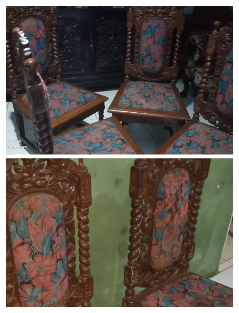 Kursi kayu jati ukir