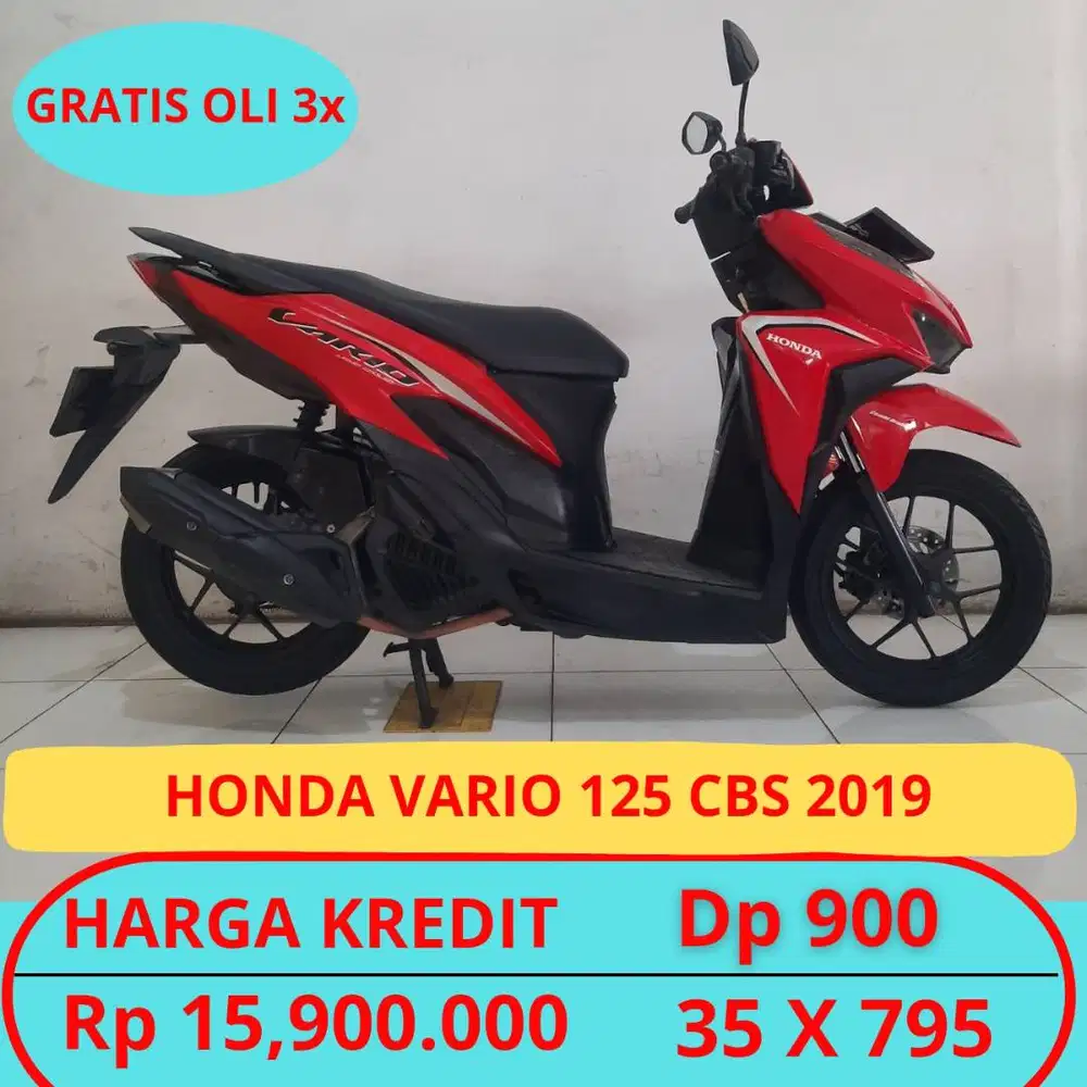 Vario 125 Cbs 2019 Dp Murah Hanya 900 Ribu