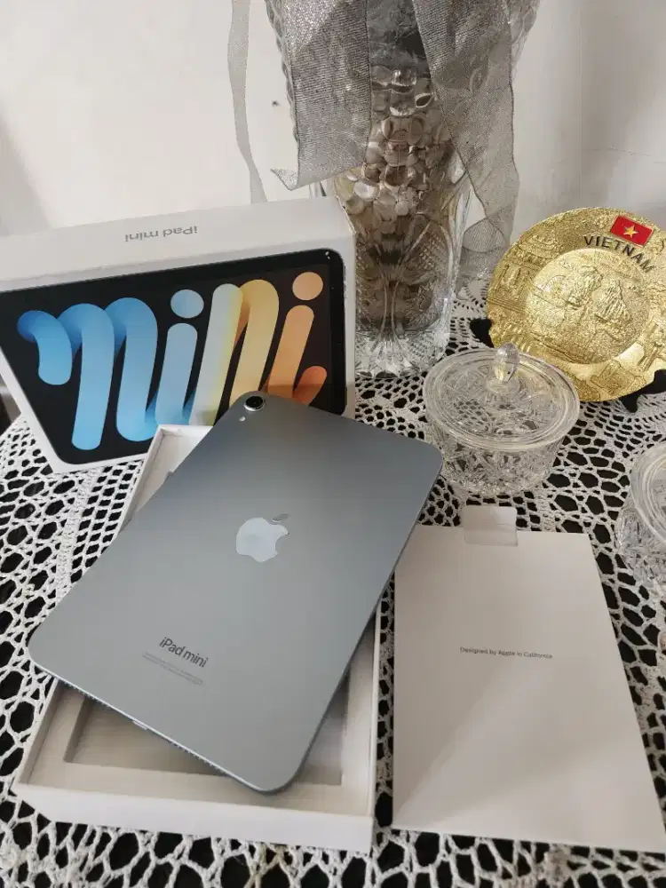 Ipad Mini 7 128GB WiFi chip A17 Pro Fullset Original Mulus Like New