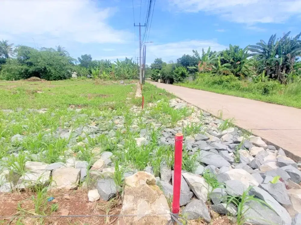 Dijual Tanah Kavling 1 Jt-an/m2, Dekat Stasiun Cicayur