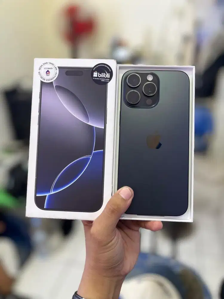 iphone 16 promax 256gb ibox full ori like new garansi on oktober 2026