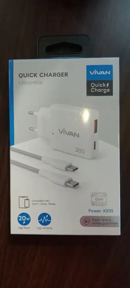 Vivan Power X20S Adapter Charger