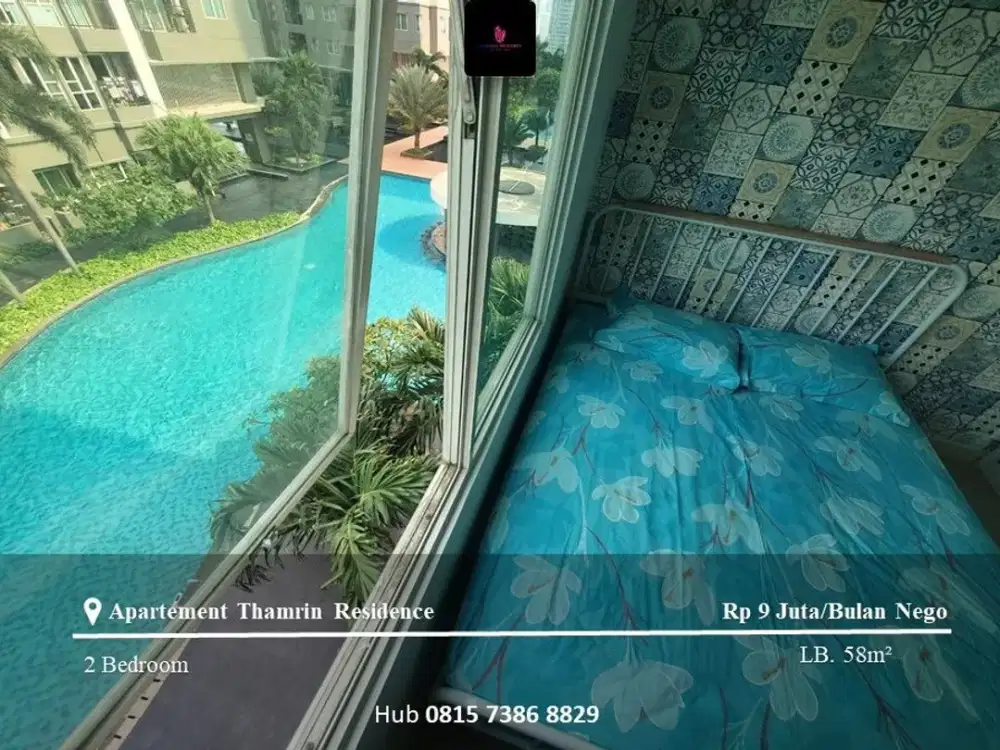Disewakan Apartement Thamrin Residence Low FLoor 2BR Furnished