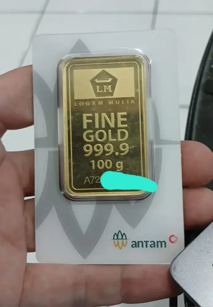 Emas antam 100gr  rm 2022  logam mulya 24k certyeye investasi halal