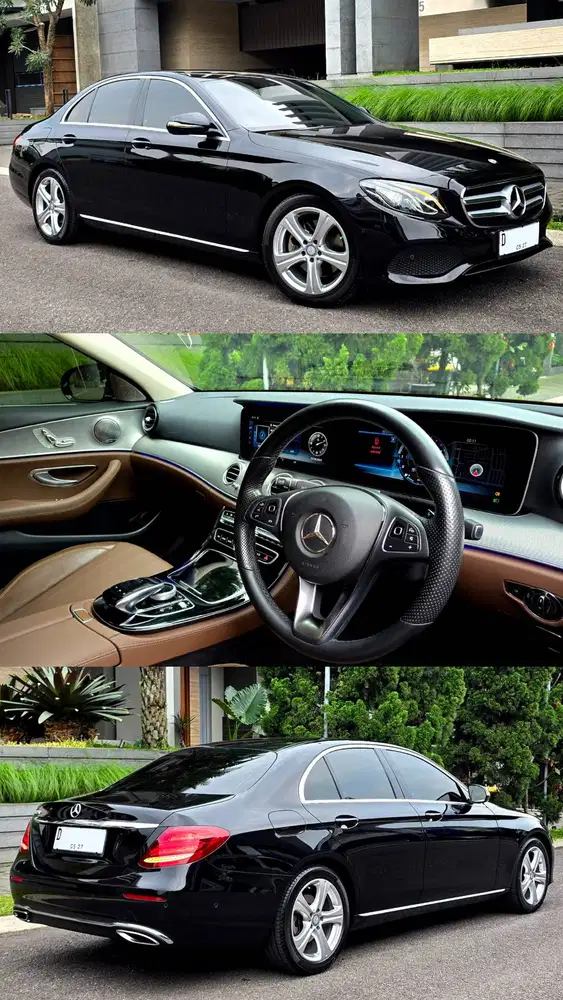 19rb! MERCEDES E250 AVANTGARDE 2017 OBSIDIAN BLACK W213/2018
