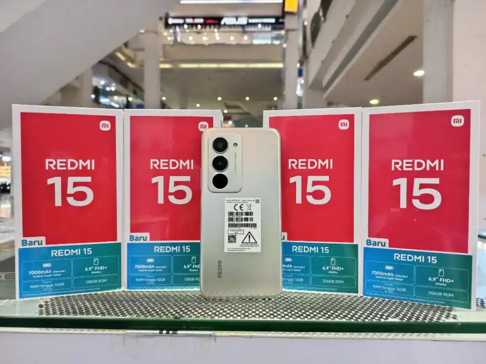 REDMI 15 BARU!! GARANSI RESMI 100%
