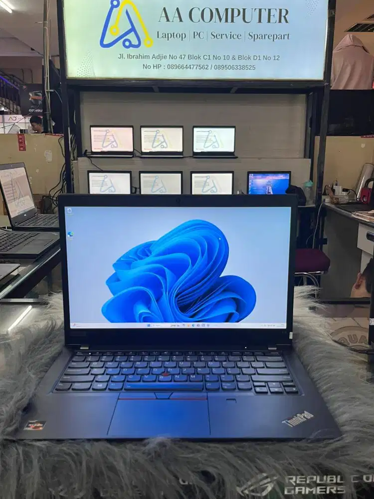 Laptop Second Lenovo Thinkpad T14 Ryzen 5pro-4650u Ram 16gb SSD 512gb