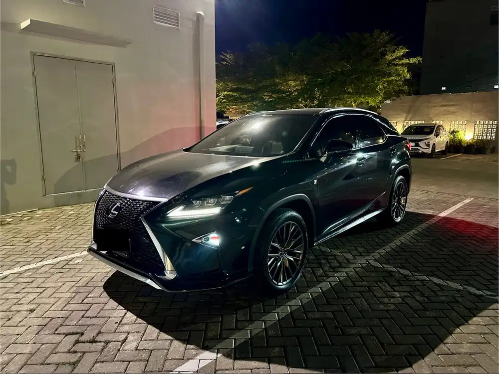 Lexus RX 200T F-Sport 4x4 – 2016 | Hitam | Plat B 3 Angka Genap
