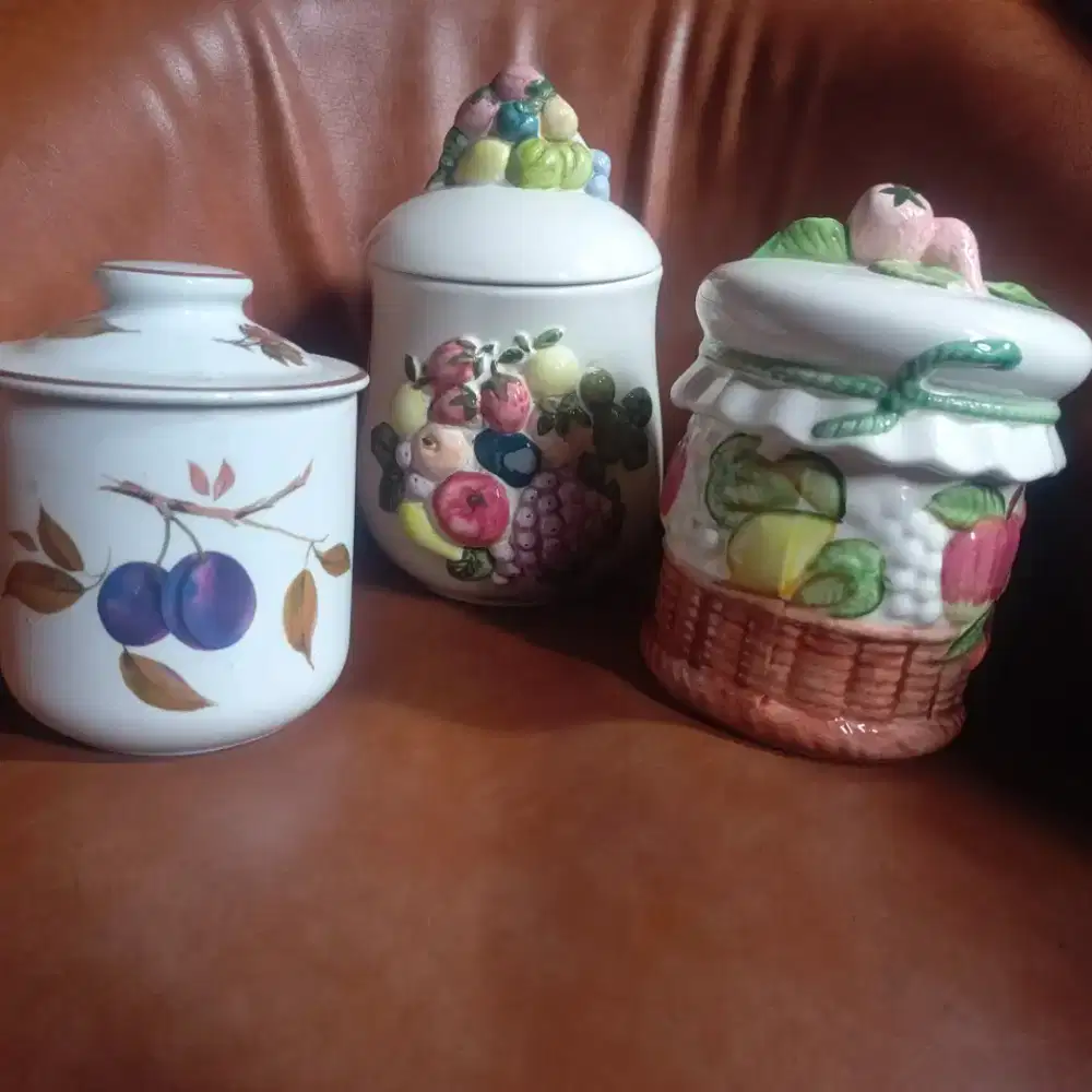 3 pcs toples antik keramik