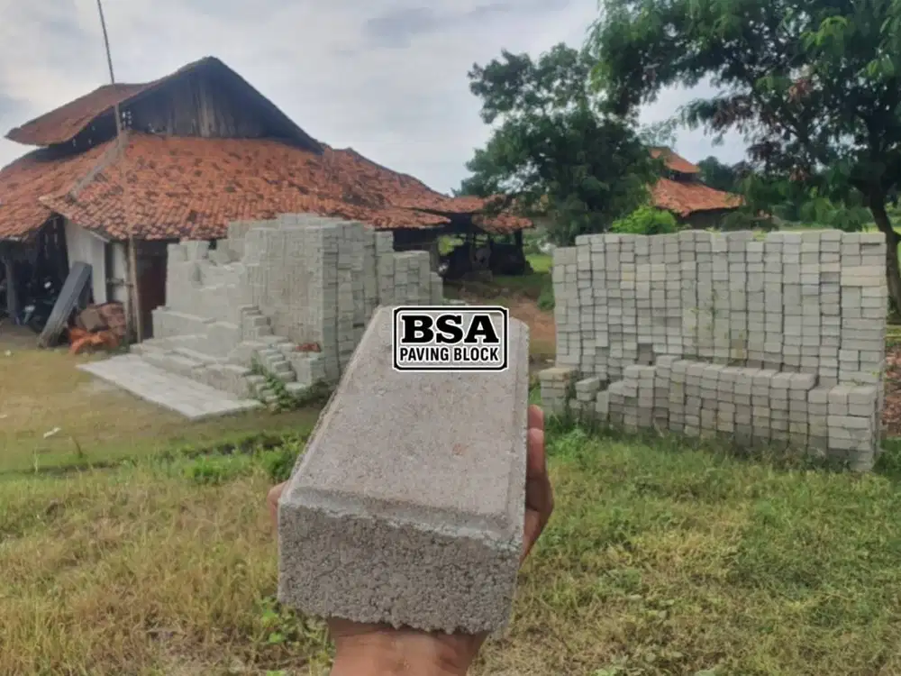 Paving Block Press hidrolik K300 Paping Blok Bata 6cm 8 cm conblock