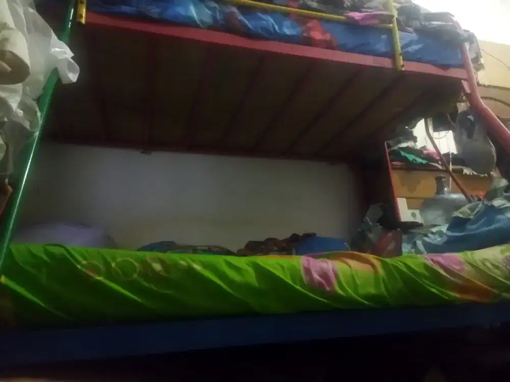 Dijual ranjang besi tingkat kuat kokoh