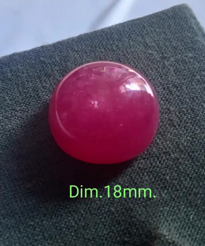 Batu Ruby Pigeon blood lose stone.