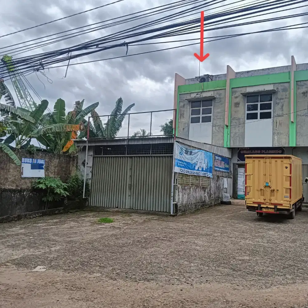 Dijual Ruko 2 Lantai pinggir jalan utama jalan Palembang Betung KM17