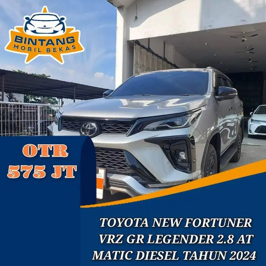 TOYOTA FORTUNER VRZ GR LEGENDER 2.8 AT MATIC 2800 CC DIESEL TAHUN 2024