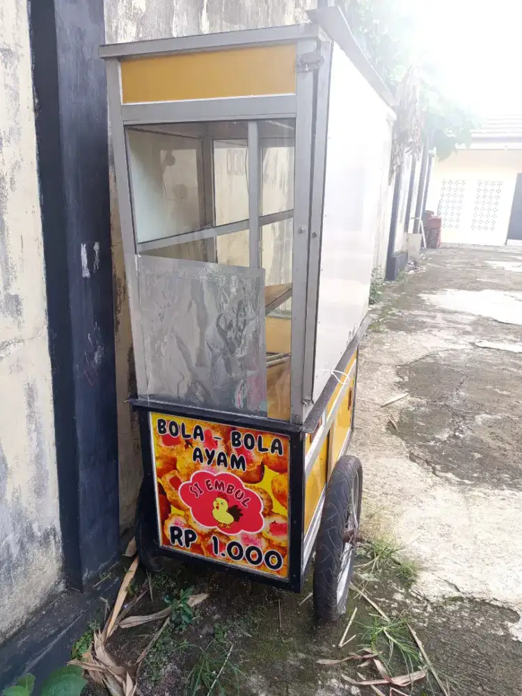 Gerobak jualan alumunium