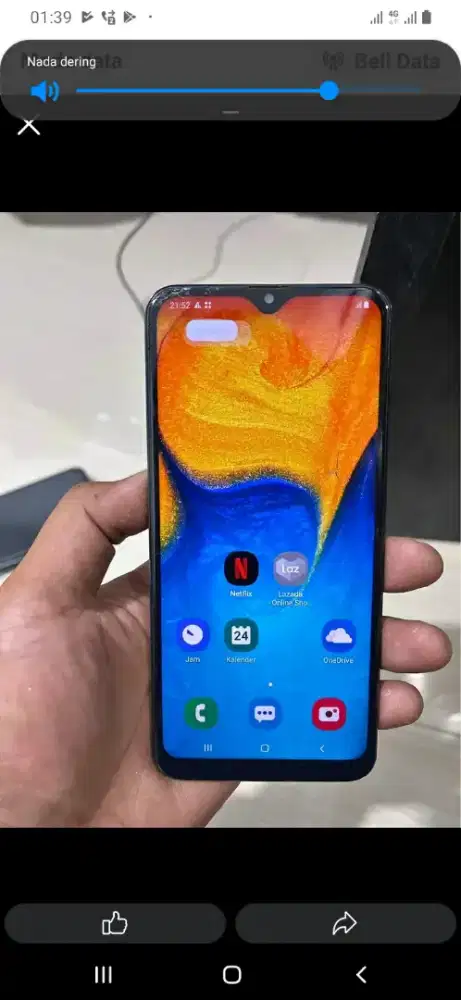 Samsung A20 Ram 3/32gb 4G