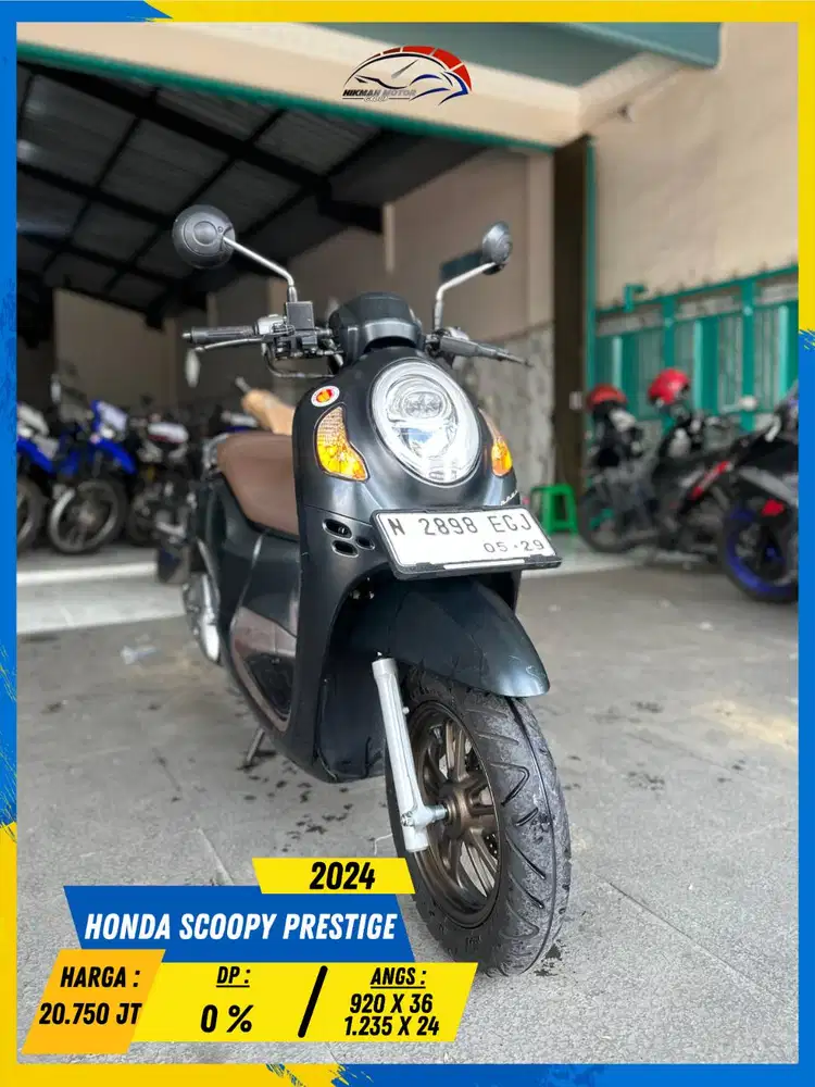 HONDA SCOOPY PRESTIGE 2024 LIKE NEW MASZEHH HIKMAH MOTOR KEPUH