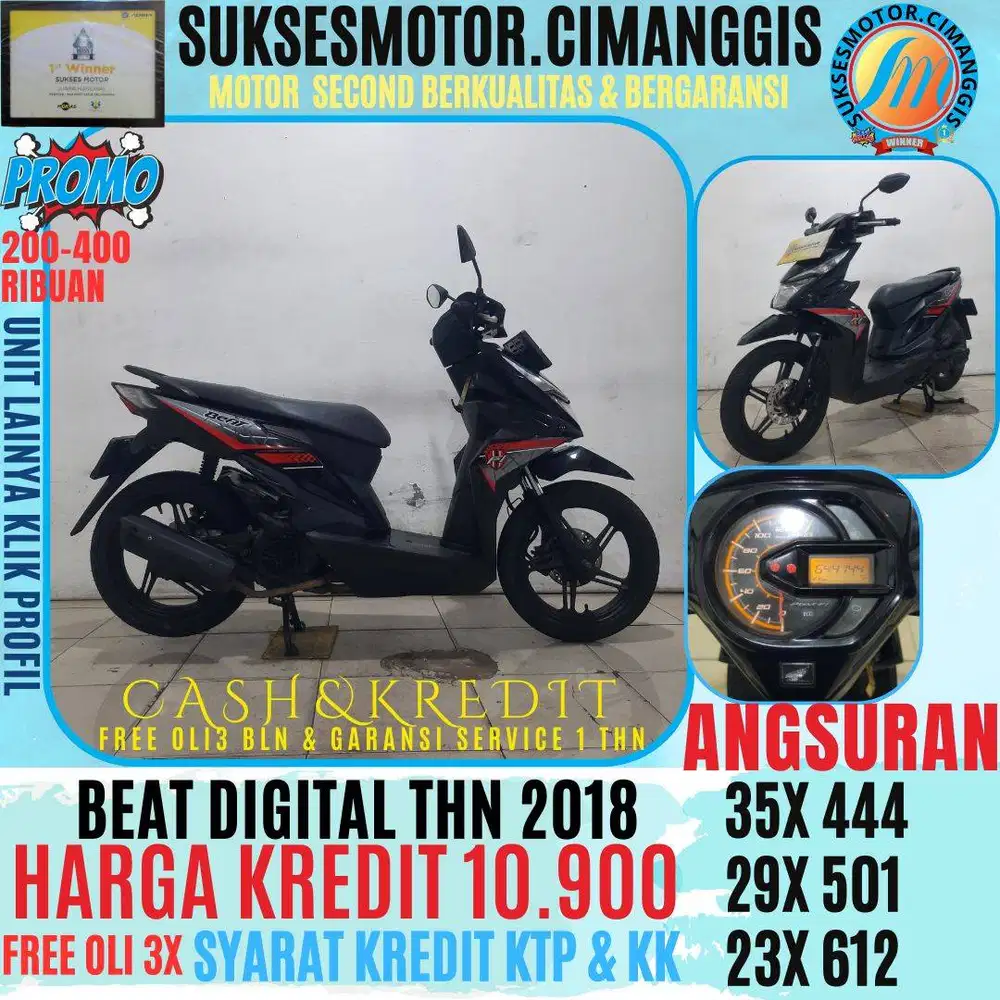BEAT DIGITAL PROMOTERMURAH CASHBACK UPTO 700RIBUAN FREE OLI 3BLN