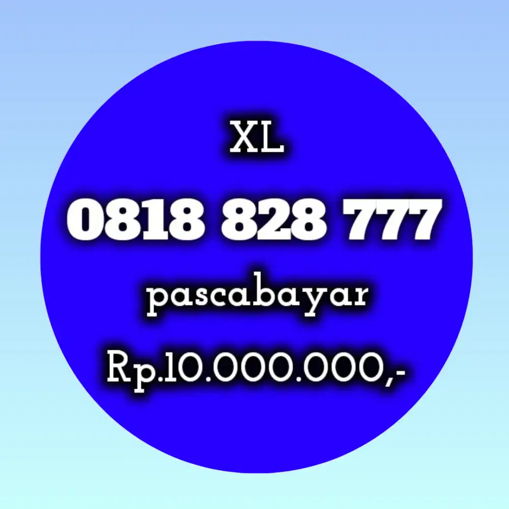 NOMOR CANTIK XL 828 777