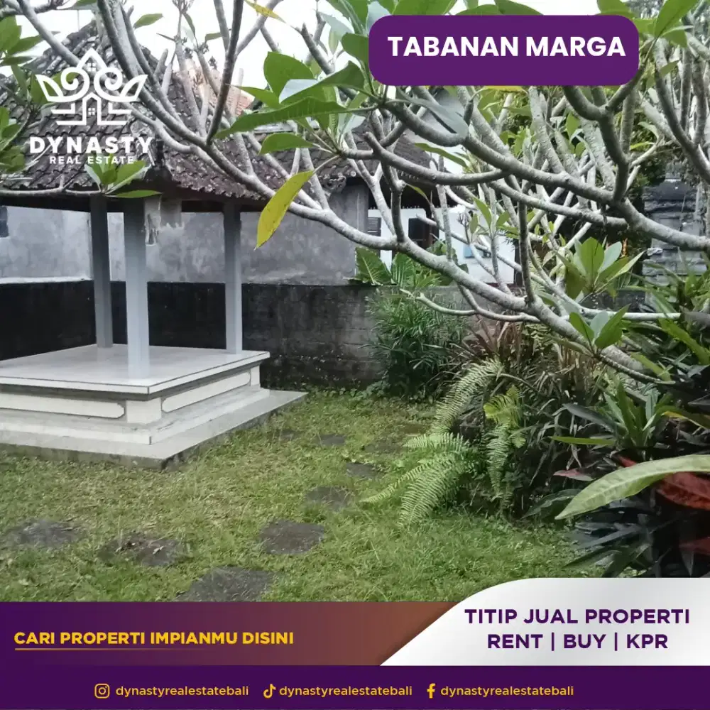 Rumah minimalis tenang dan asri di tabanan