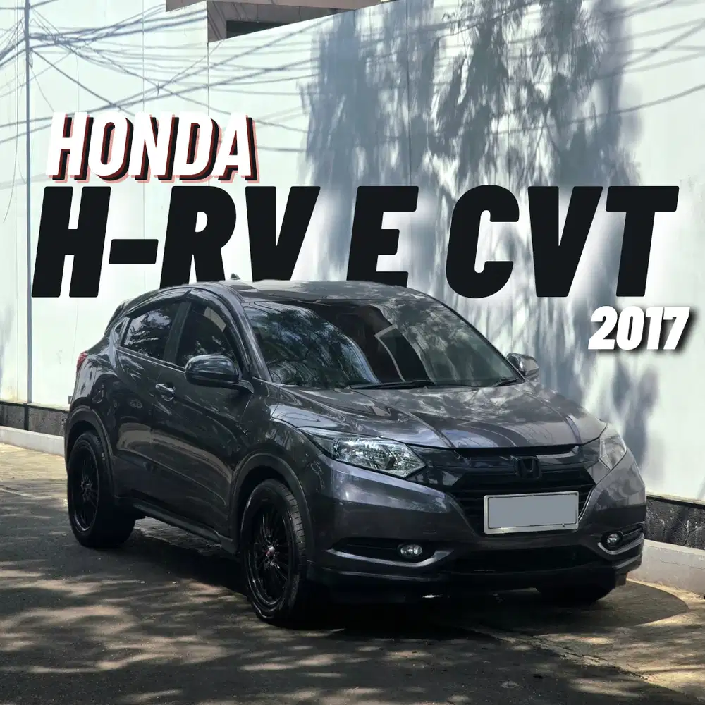 Low KM !!! Honda HR-V 2017 E CVT Grey Kondisi Sangat PRIMA