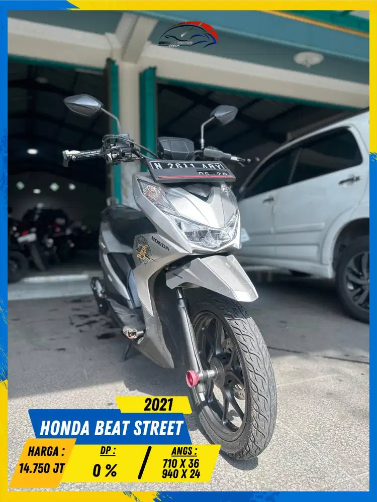 HONDA BEAT STREET 2021 TERMURAH SE MALANG HIKMAH MOTOR KEPUH