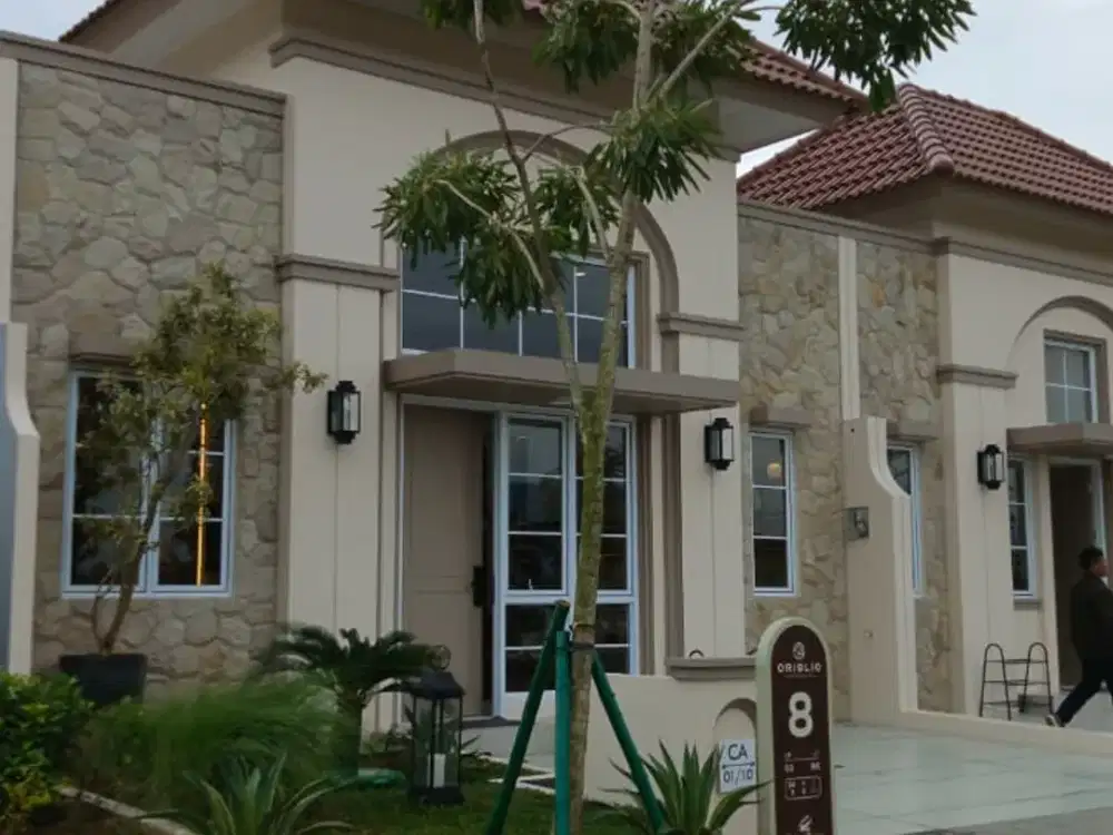 Cluster Origlio, rumah modern view danau di CitraRaya, Promo launching masih berlaku