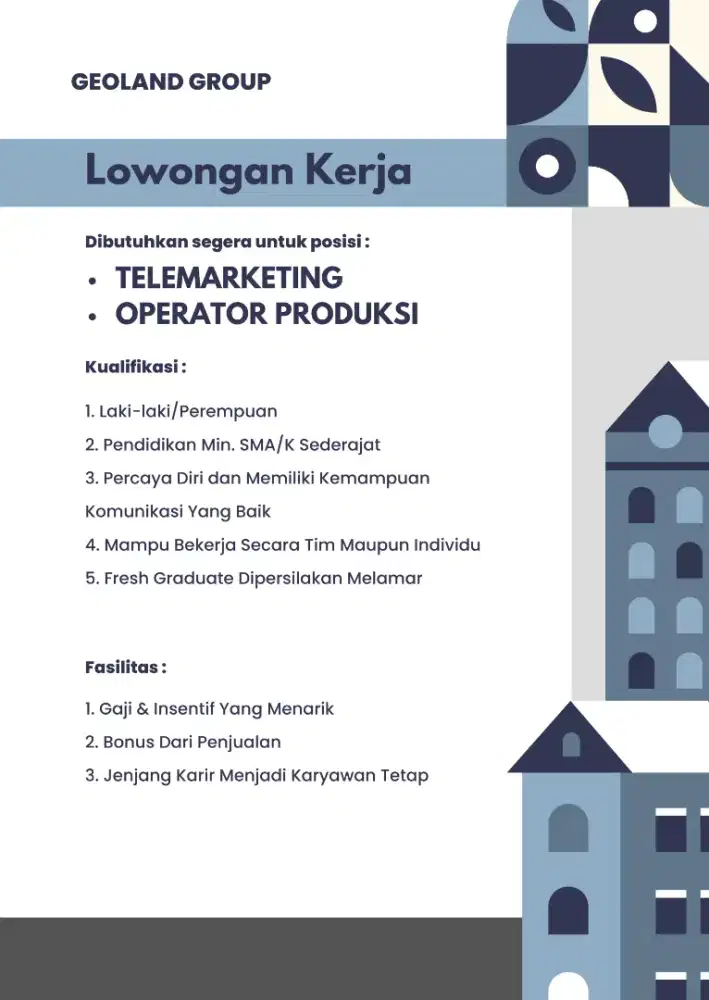 Mulailah Berkarier dengan Geoland Group