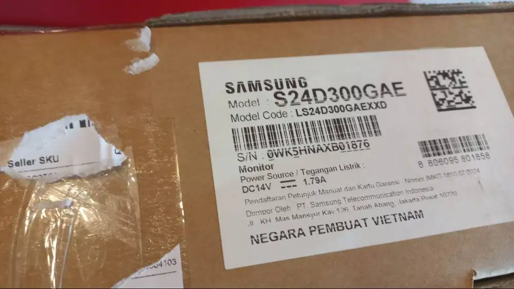 Monitor LED SAMSUNG 24 IPS 100Hz S24D300