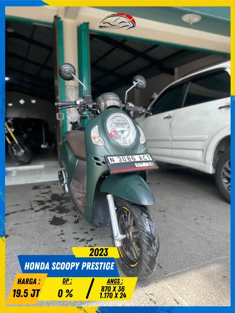 HONDA SCOOPY PRESTIGE 2023 TERMURAH SE MALANG HIKMAH MOTOR KEPUH