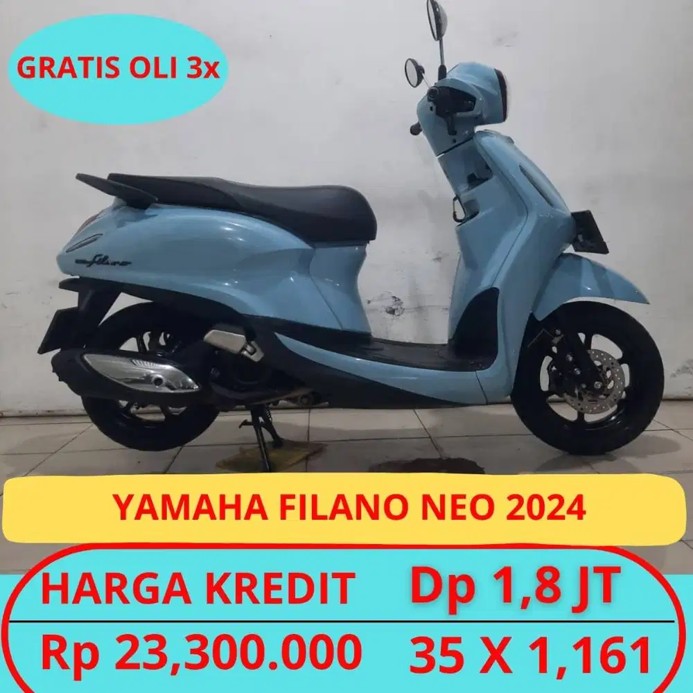Grand Filano Neo 2024 Garansi Mesin. Gratis Oli 3x. Free Ongkir
