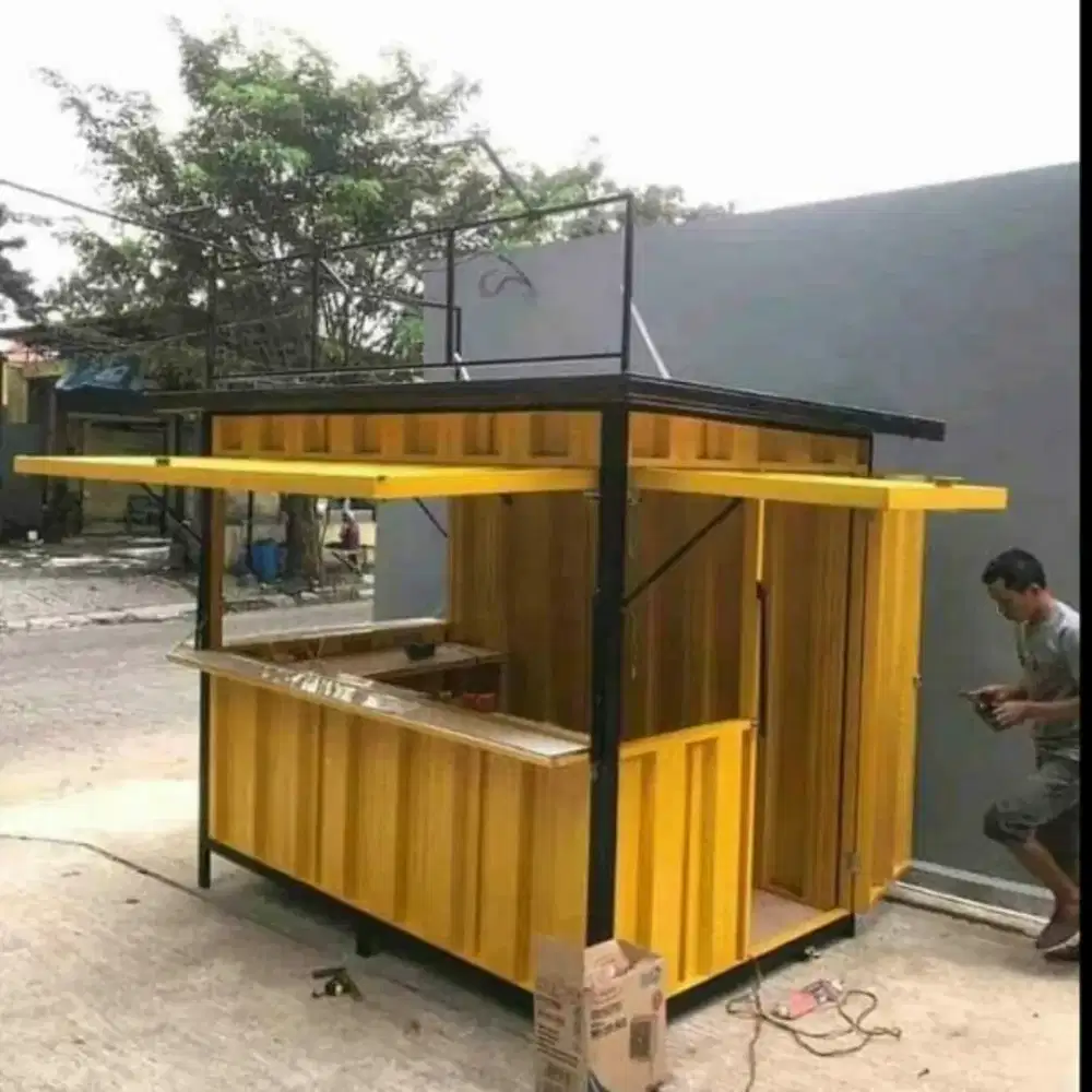 Booth kontainer project murah