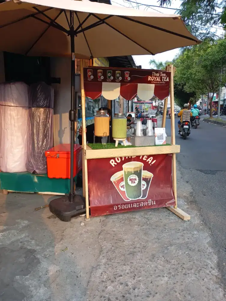 Meja booth jualan