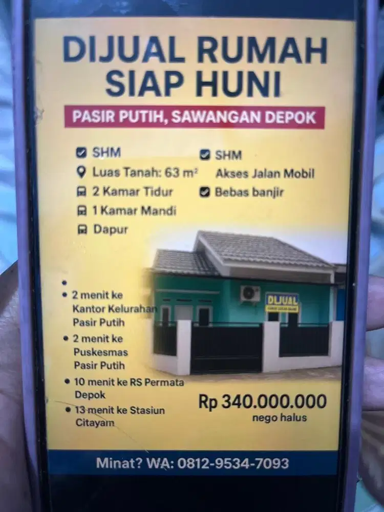 DIJUAL RUMAH SIAP HUNI