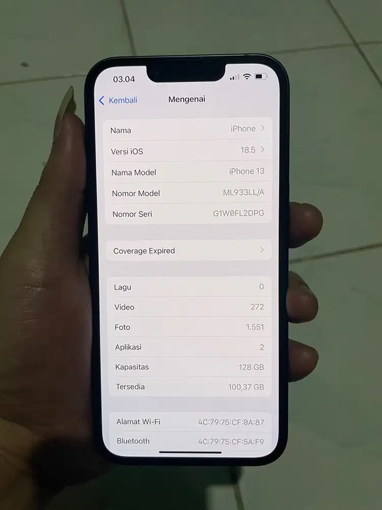 iphone 13 128gb ex inter