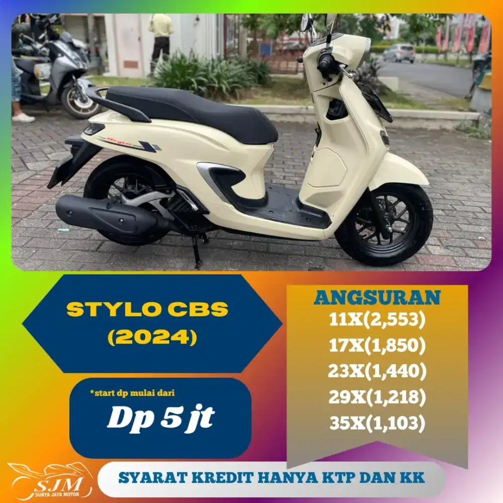 HONDA STYLO 160 CBS 2024 SIAP PAKAI