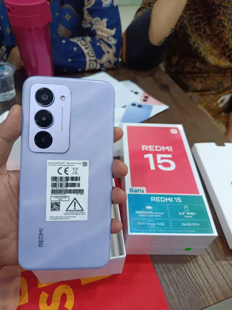 Redmi 15 8+8/256 Garansi resmi Xiaomi 15 bulan